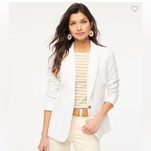 j crew factory linen blazer